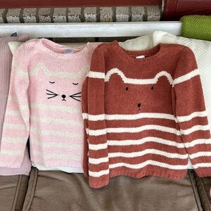 2 Hanna Andersson Sweaters Size 120 and 130